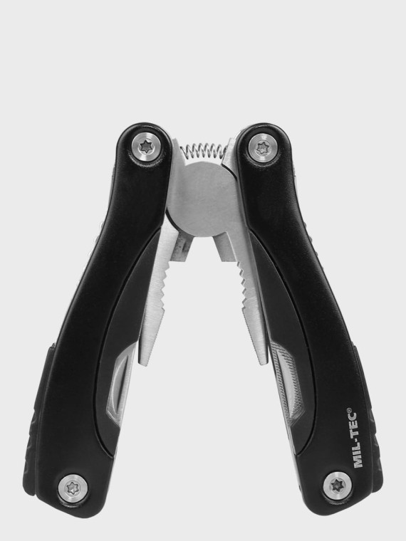 MIL-TEC MULTITOOL NARZĘDZIE WIELOFUNKCYJNE 9 NARZĘDZI 15402002 CZARNY
