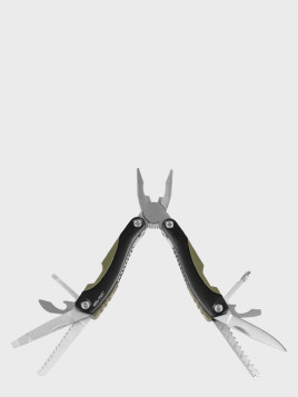 MIL-TEC MULTITOOL NARZĘDZIE WIELOFUNKCYJNE 9 NARZĘDZI 15402001 CZARNO/OLIWKOWY