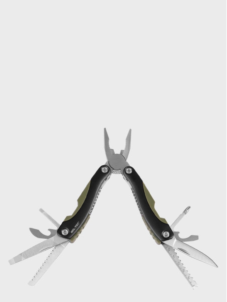 MIL-TEC MULTITOOL NARZĘDZIE WIELOFUNKCYJNE 9 NARZĘDZI 15402001 CZARNO/OLIWKOWY