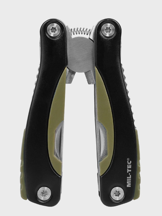 MIL-TEC MULTITOOL NARZĘDZIE WIELOFUNKCYJNE 9 NARZĘDZI 15402001 CZARNO/OLIWKOWY