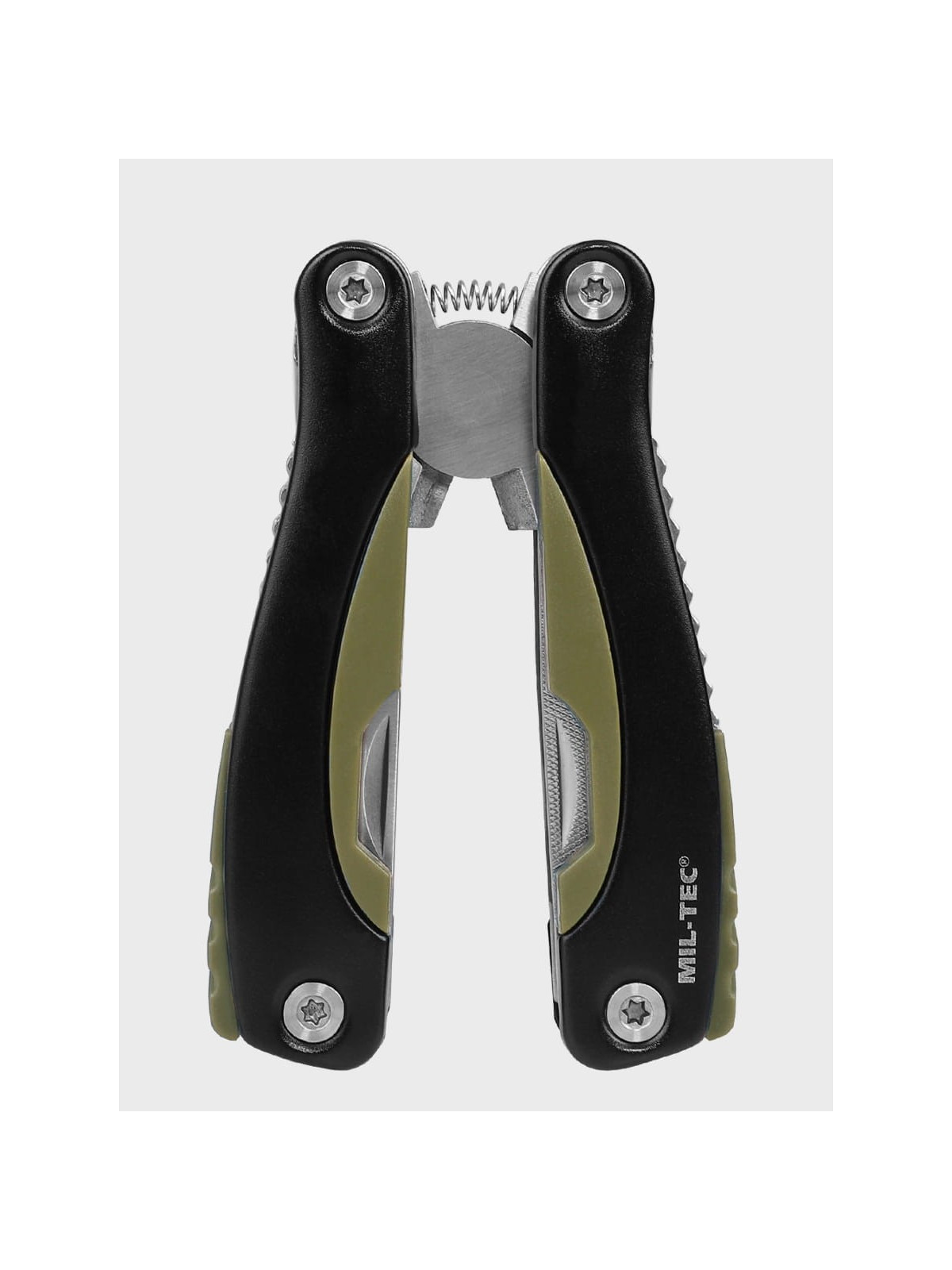 MIL-TEC MULTITOOL NARZĘDZIE WIELOFUNKCYJNE 9 NARZĘDZI 15402001 CZARNO/OLIWKOWY