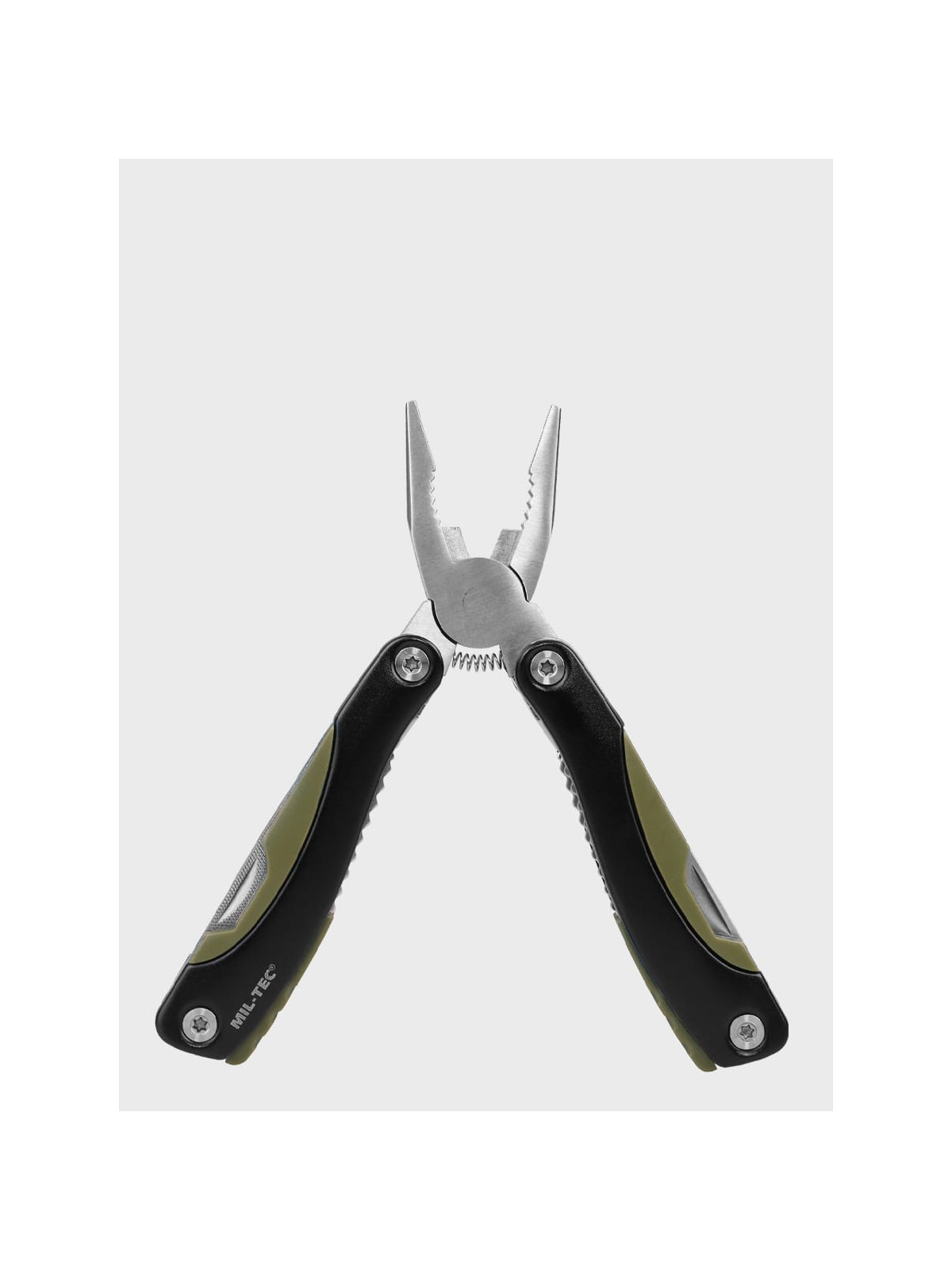 MIL-TEC MULTITOOL NARZĘDZIE WIELOFUNKCYJNE 9 NARZĘDZI 15402001 CZARNO/OLIWKOWY