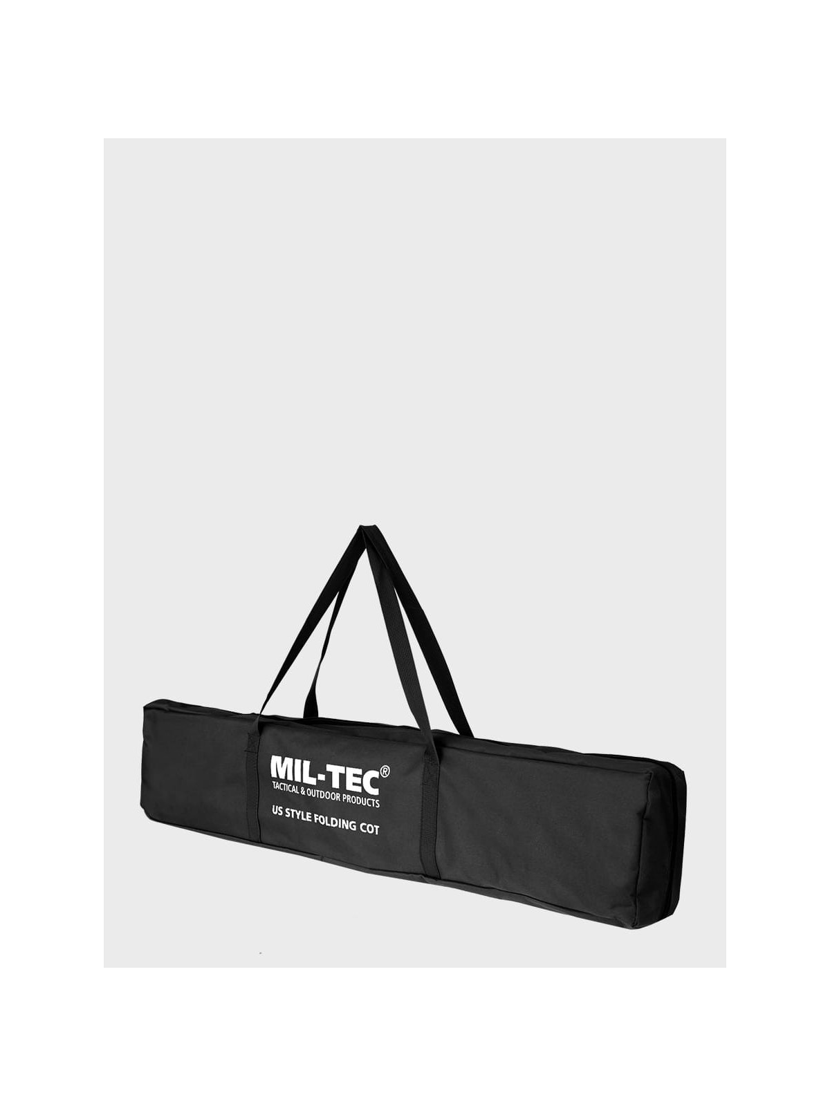 MIL-TEC ŁÓŻKO POLOWE KANADYJKA 190X70cm CZARNE