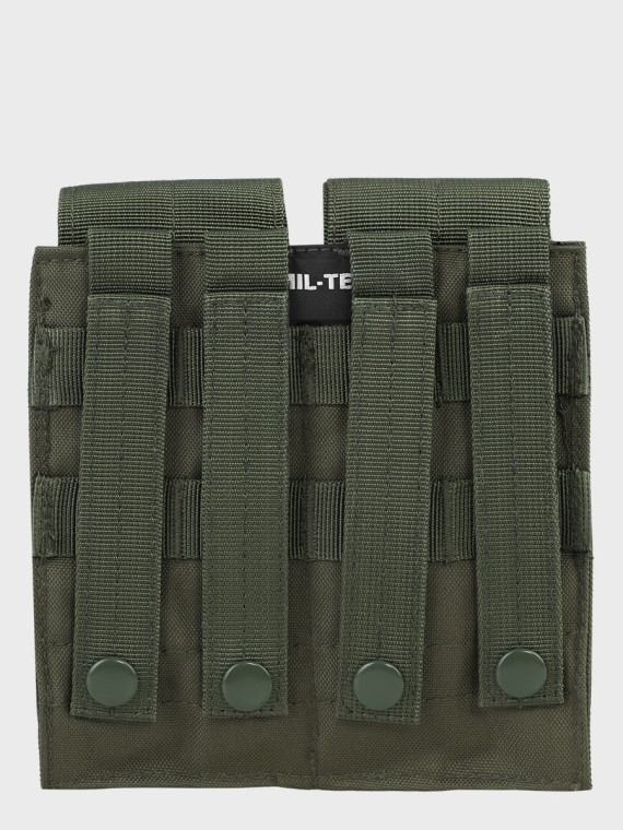 MIL-TEC ŁADOWNICA NA 2 MAGAZYNKI DO M4/M16 OLIWKOWY