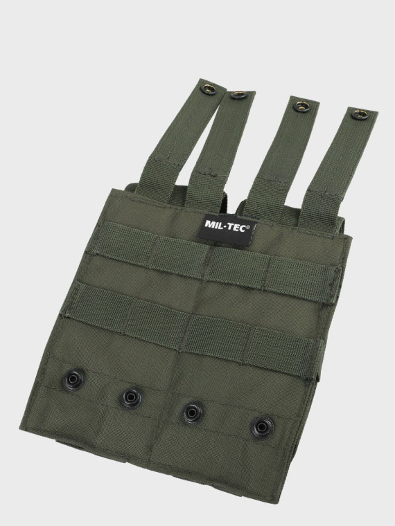 MIL-TEC ŁADOWNICA NA 2 MAGAZYNKI DO M4/M16 OLIWKOWY