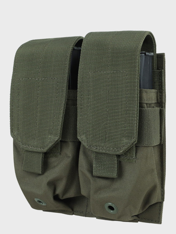 MIL-TEC ŁADOWNICA NA 2 MAGAZYNKI DO M4/M16 OLIWKOWY