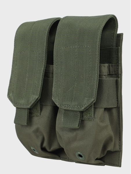 MIL-TEC ŁADOWNICA NA 2 MAGAZYNKI DO M4/M16 OLIWKOWY