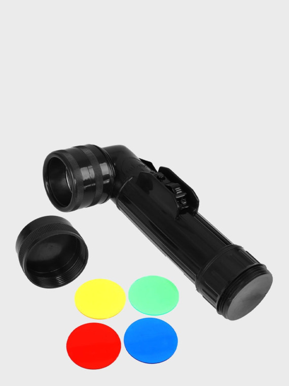 MIL-TEC LATARKA KĄTOWA US ARMY LED 21 CM CZARNA