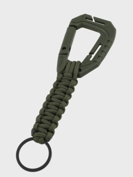MIL-TEC BRELOK KARABIŃCZYK LINKA PARACORD OLIWKOWY