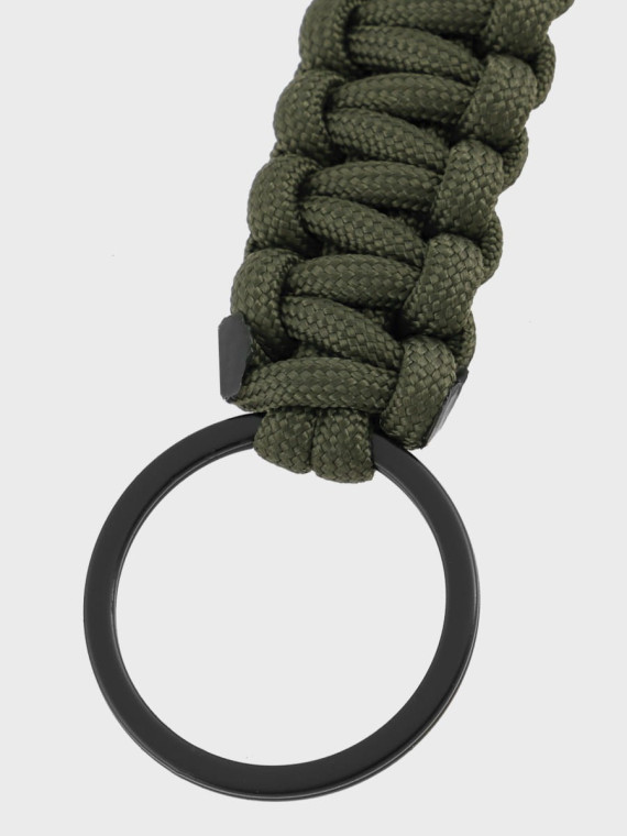 MIL-TEC BRELOK KARABIŃCZYK LINKA PARACORD OLIWKOWY