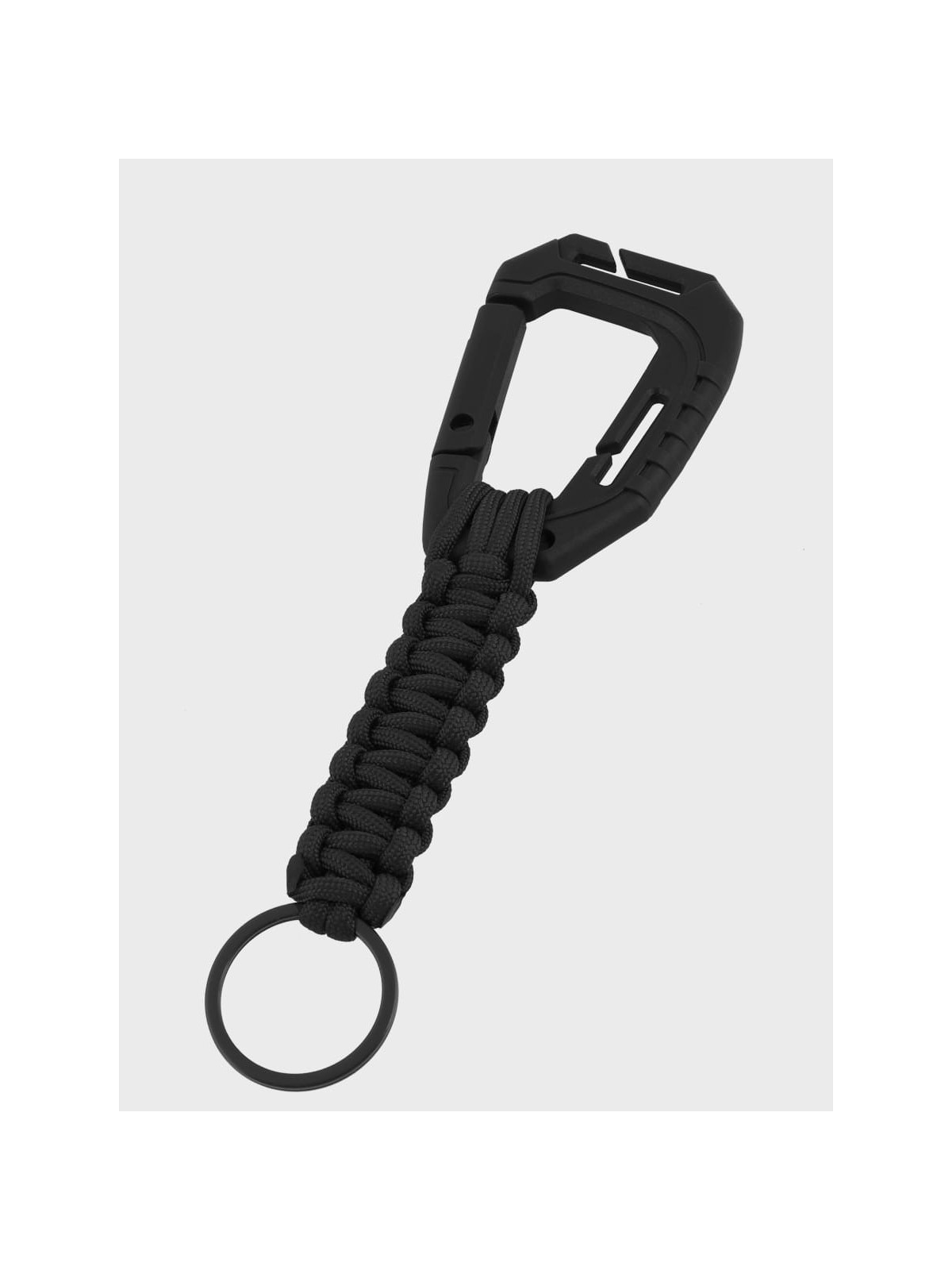 MIL-TEC BRELOK KARABIŃCZYK LINKA PARACORD CZARNY