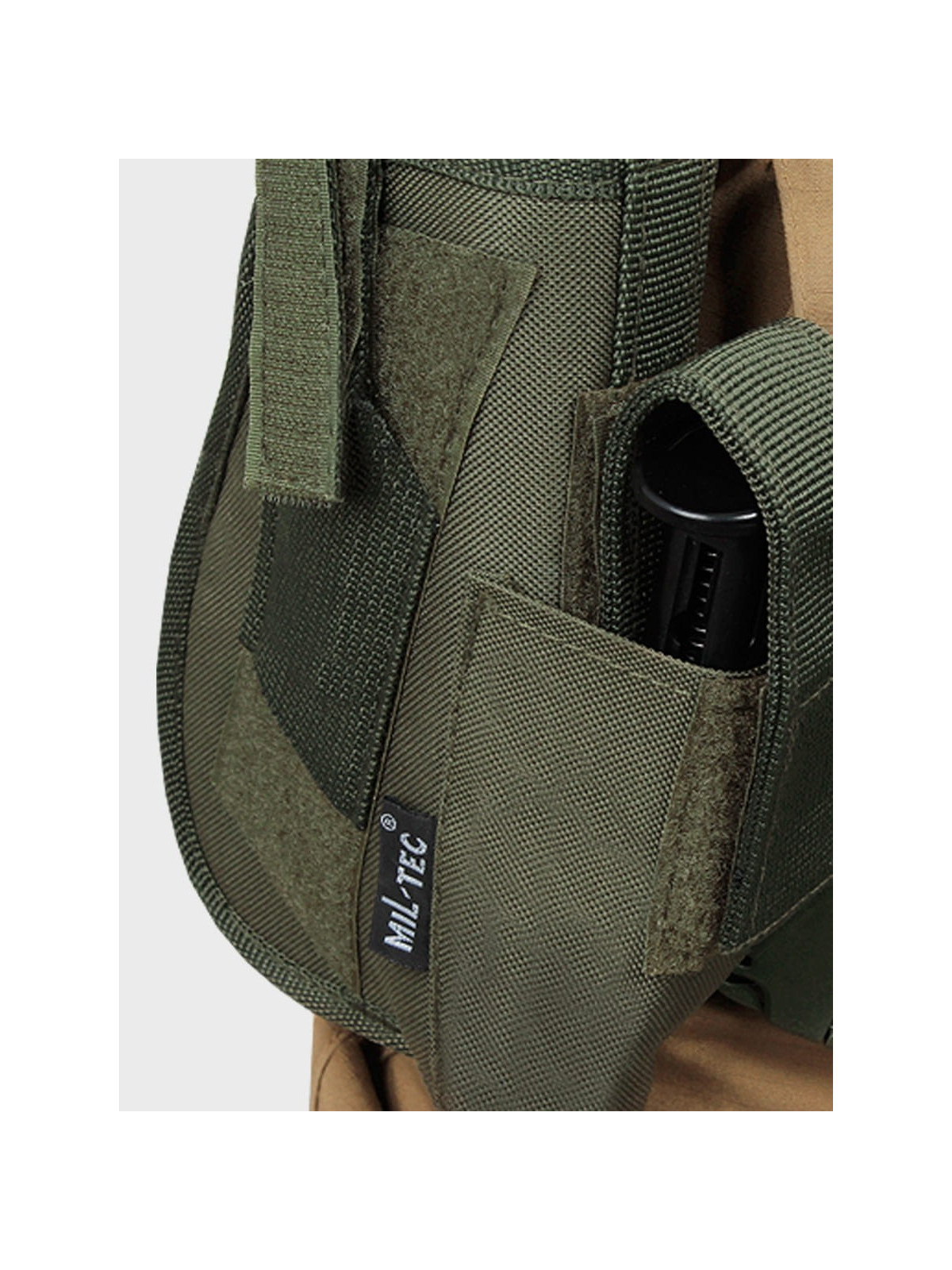 MIL-TEC KABURA NA PISTOLET UDOWA PRAWOSTRONNA OLIWKOWA
