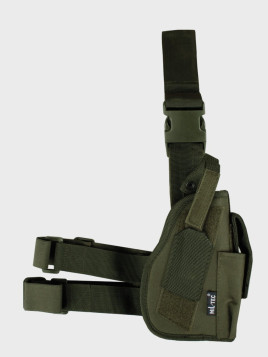 MIL-TEC KABURA NA PISTOLET UDOWA PRAWOSTRONNA OLIWKOWA