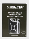 MIL-TEC PIERSIÓWKA KANISTER STALOWA 170ML JERRY  SREBNY