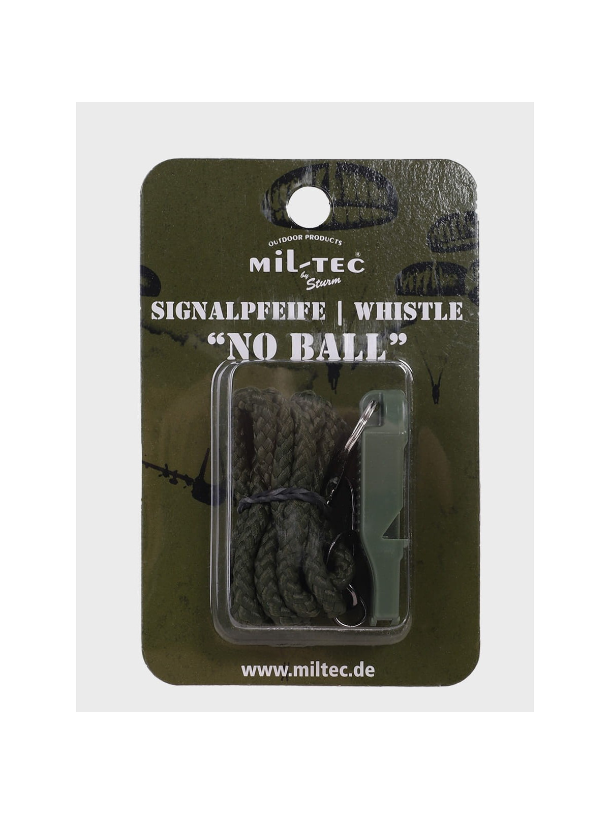 MIL-TEC GWIZDEK BEZKULKOWY SYGNAŁOWY RATUNKOWY OLIWKOWY