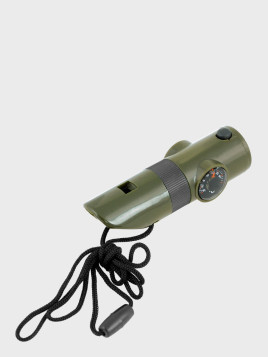 MIL-TEC GWIZDEK RATUNKOWY KOMPAS TERMOMETR LATARKA 6w1