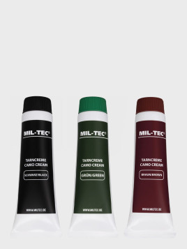 MIL-TEC FARBA MASKUJĄCA W TUBCE 3 KOLORY WOODLAND