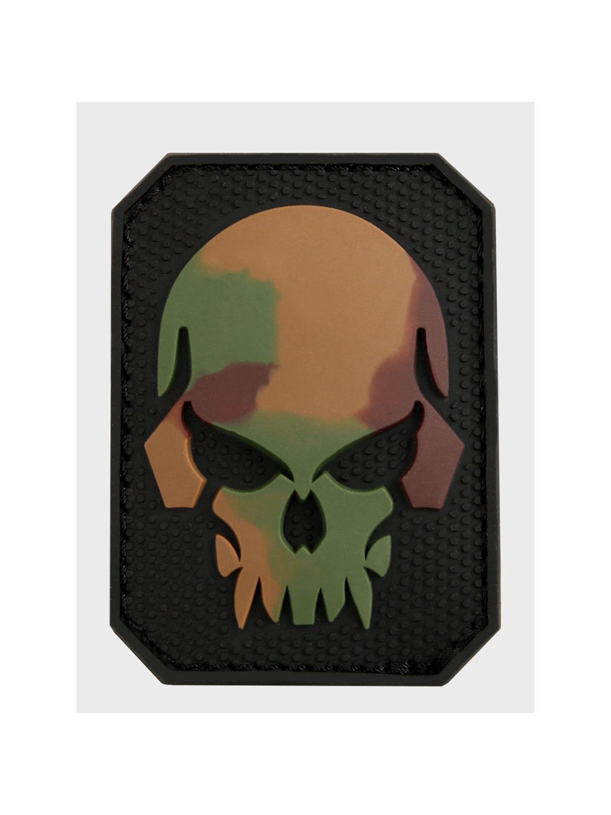 MIL-TEC NASZYWKA 3D SKULL PVC 5,5 x 4 cm CAMO