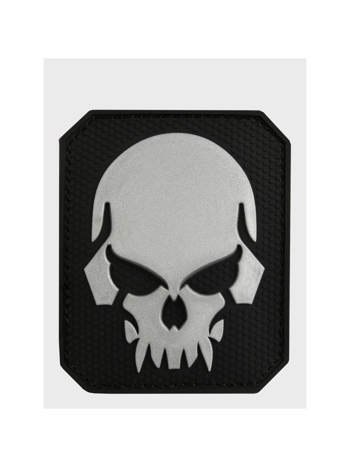 MIL-TEC NASZYWKA 3D SKULL PVC 7,5 x 6 cm CZARNY