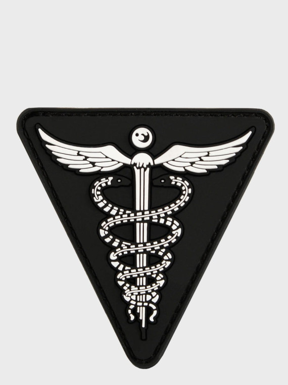 MIL-TEC NASZYWKA 3D MEDIC PVC CZARNY