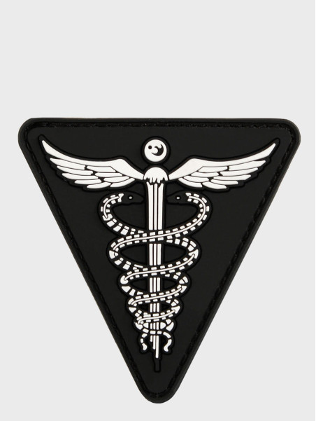 MIL-TEC NASZYWKA 3D MEDIC PVC CZARNY