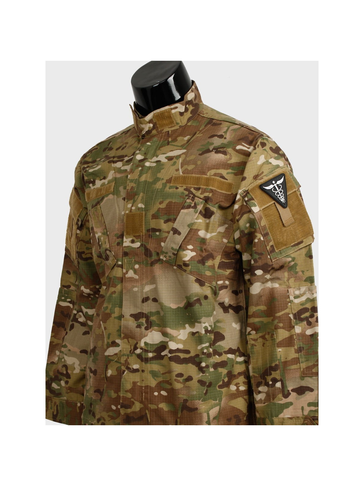 MIL-TEC NASZYWKA 3D MEDIC PVC CZARNY