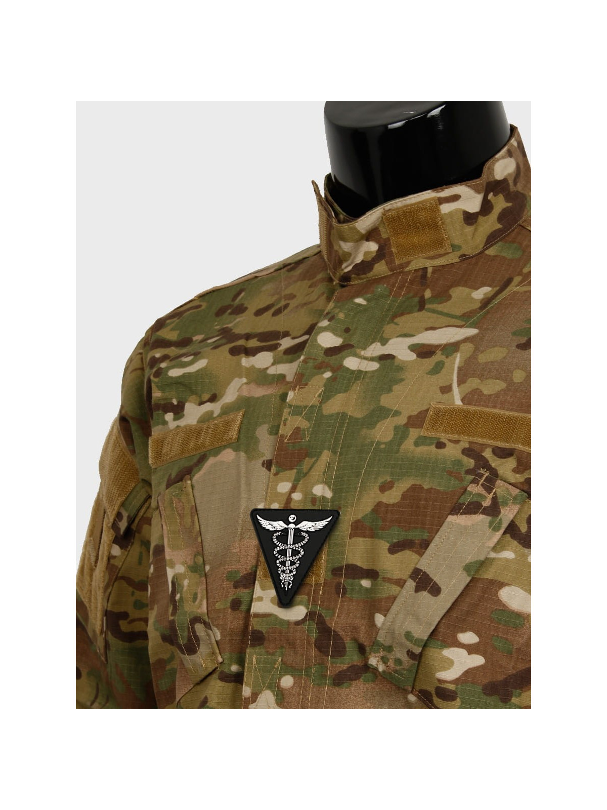 MIL-TEC NASZYWKA 3D MEDIC PVC CZARNY