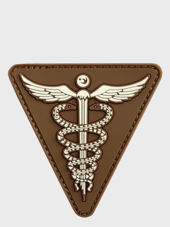 MIL-TEC NASZYWKA 3D MEDIC PVC COYOTE
