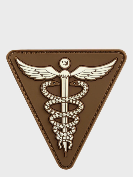 MIL-TEC NASZYWKA 3D MEDIC PVC COYOTE