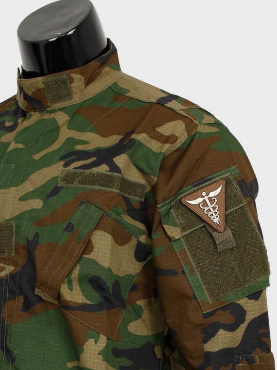MIL-TEC NASZYWKA 3D MEDIC PVC COYOTE