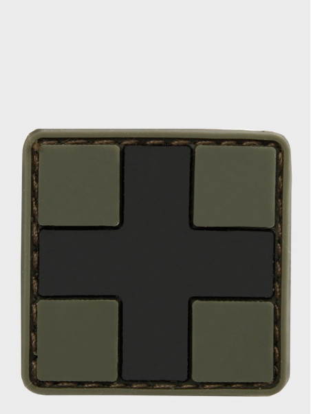 MIL-TEC EMBLEMAT 3D RZEP PVC FIRST AID MAŁA OLIWKOWA