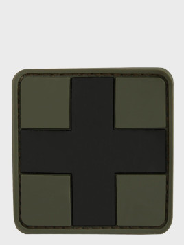 MIL-TEC EMBLEMAT 3D RZEP PVC FIRST AID DUŻA OLIWKOWA