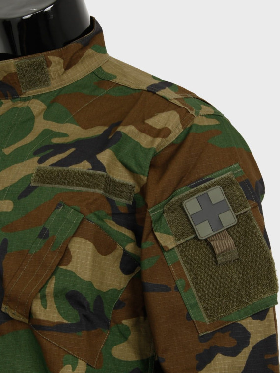 MIL-TEC EMBLEMAT 3D RZEP PVC FIRST AID DUŻA OLIWKOWA