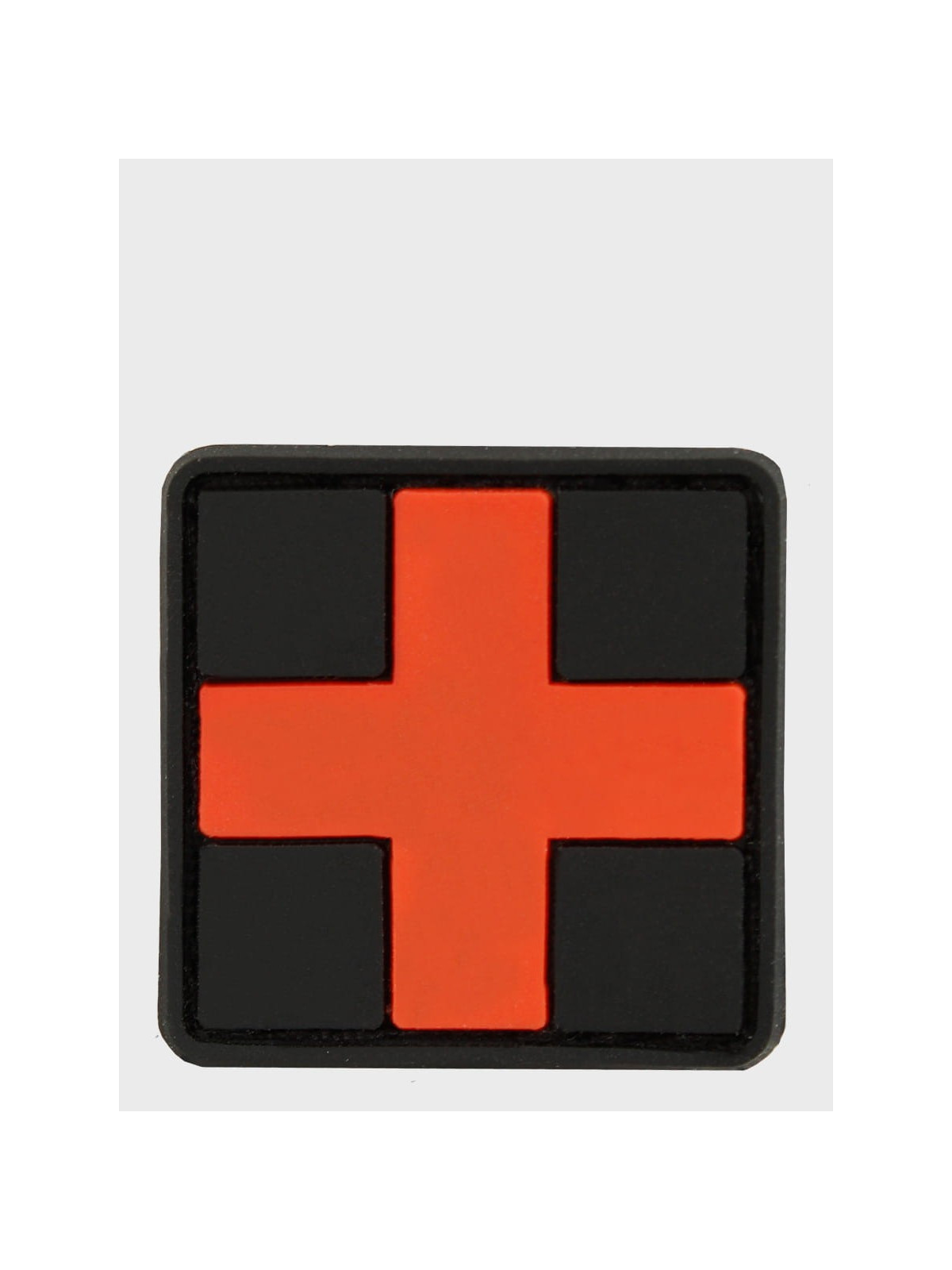 MIL-TEC EMBLEMAT 3D RZEP PVC FIRST AID MAŁA CZARNA