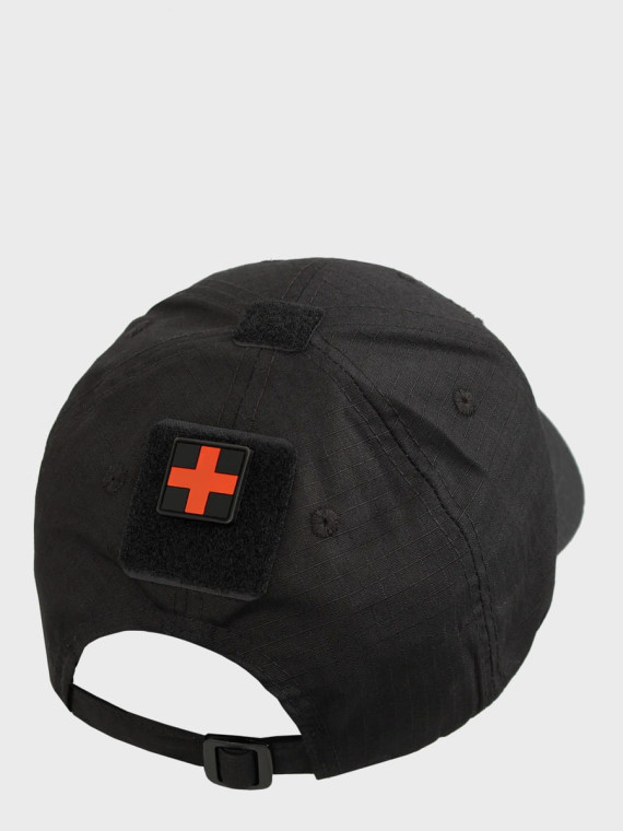MIL-TEC EMBLEMAT 3D RZEP PVC FIRST AID MAŁA CZARNA