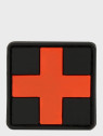 MIL-TEC NASZYWKA 3D FIRST AID PVC 5 x 5 cm CZARNA