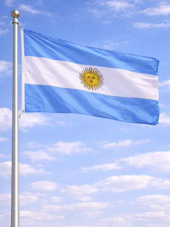 FOSCO INDUSTRIES Flaga na maszt Argentyny Argentyna 99 x 152 cm