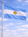FOSCO INDUSTRIES Flaga na maszt Argentyny Argentyna 99 x 152 cm