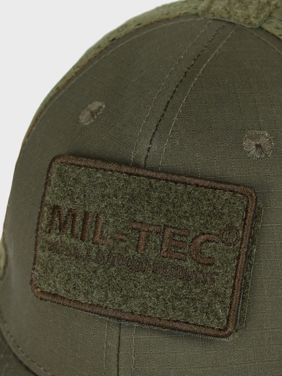 MIL-TEC CZAPKA TAKTYCZNA Z DASZKIEM VENT OLIWKOWY