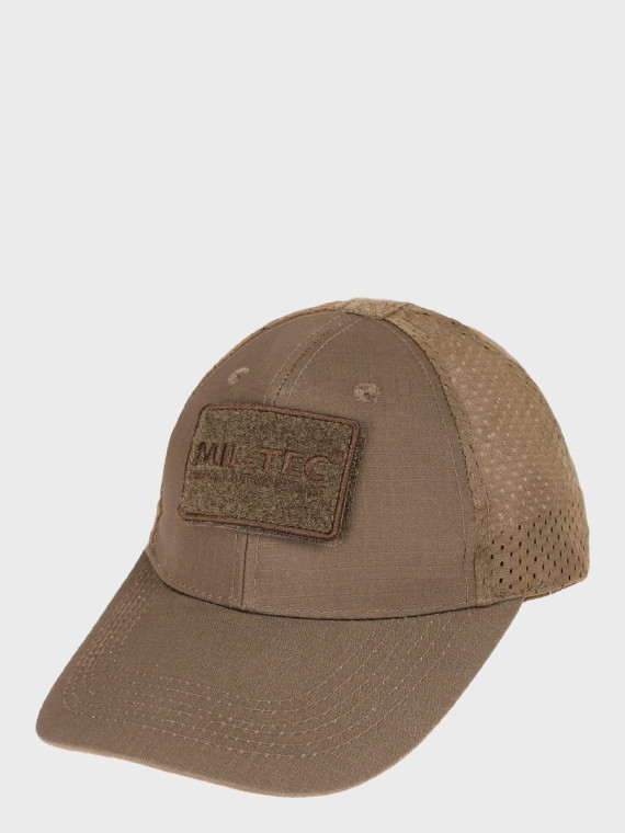 MIL-TEC CZAPKA TAKTYCZNA Z DASZKIEM VENT COYOTE