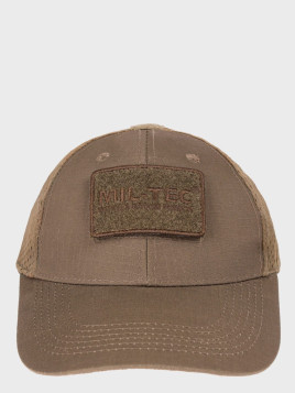 MIL-TEC CZAPKA TAKTYCZNA Z DASZKIEM VENT COYOTE