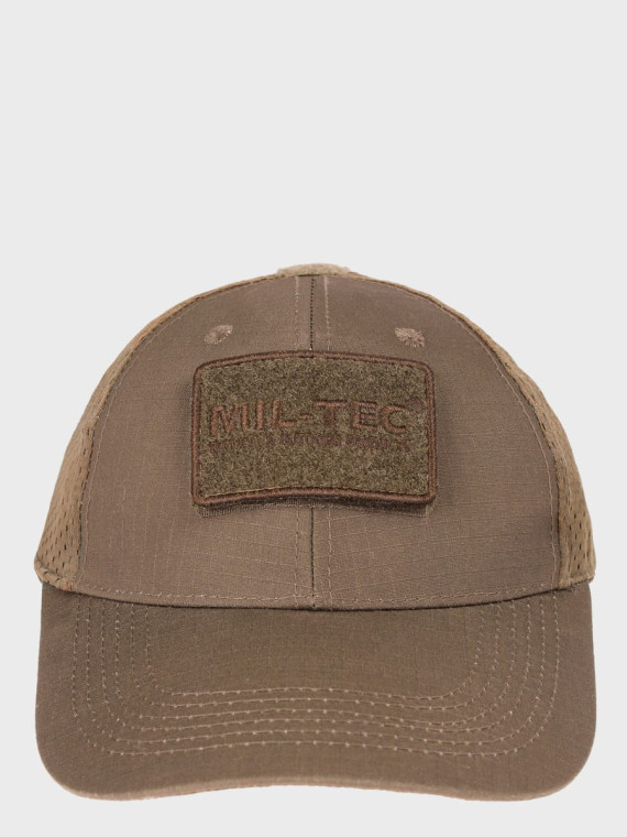 MIL-TEC CZAPKA TAKTYCZNA Z DASZKIEM VENT COYOTE