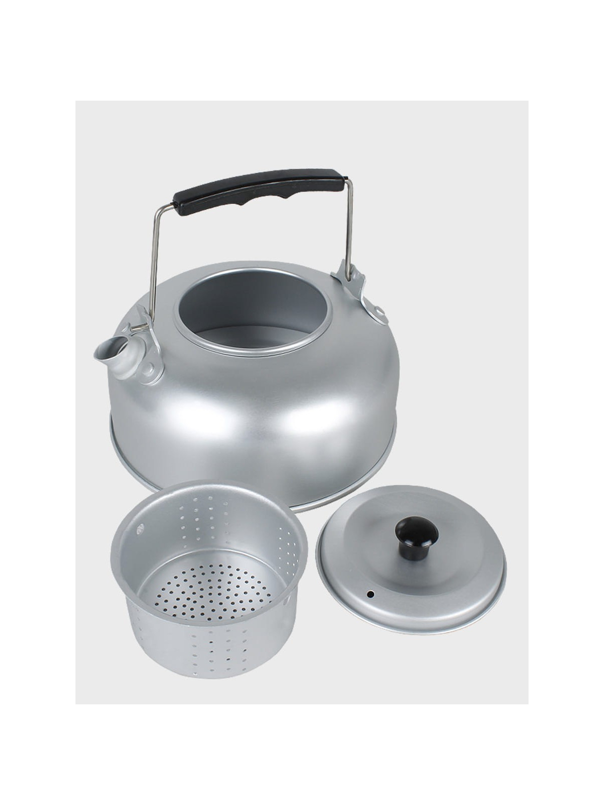 MIL-TEC CZAJNIK TURYSTYCZNY Z SITKIEM 800 ml Aluminiowy