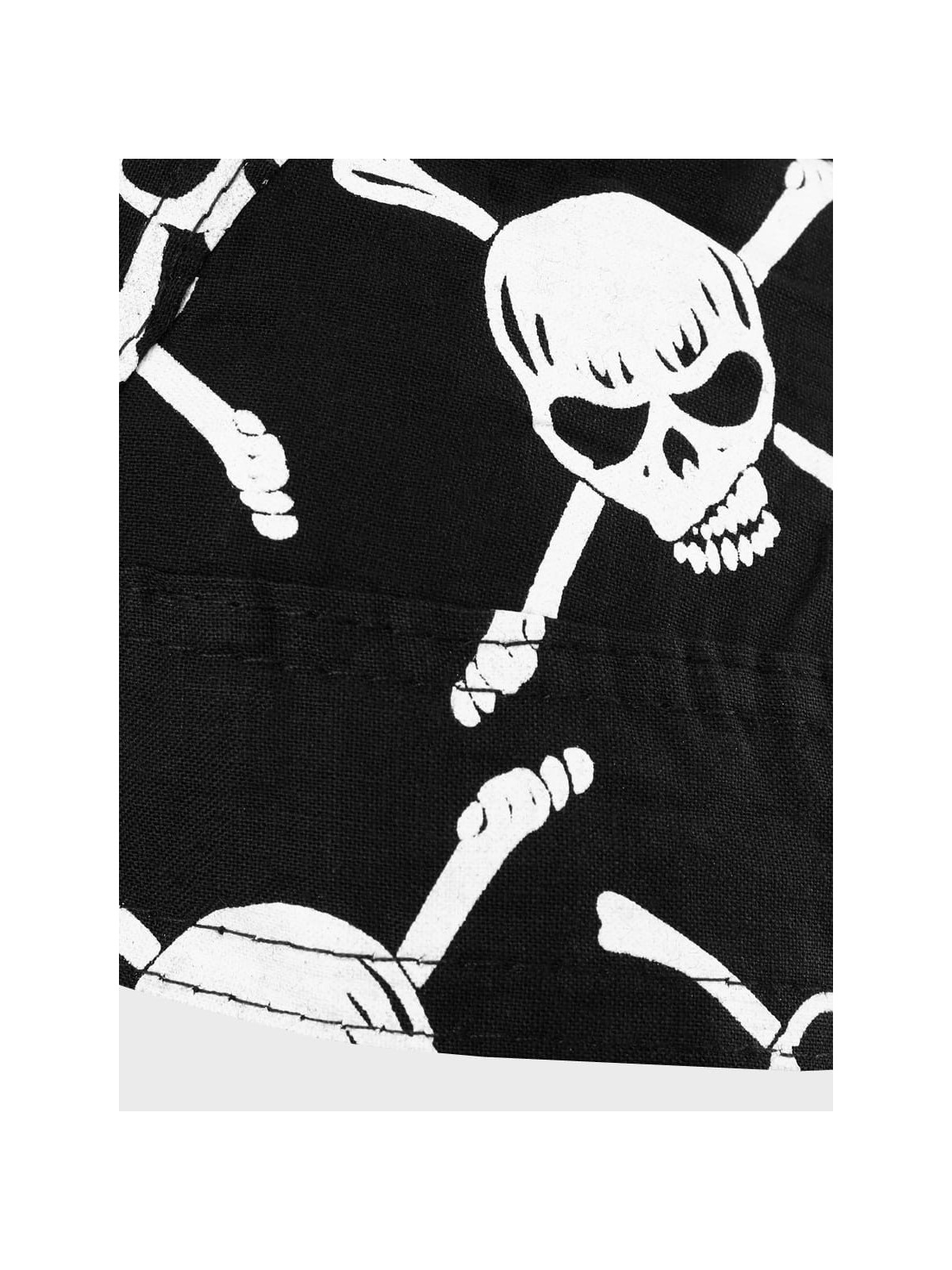MIL-TEC CHUSTA WOJSKOWA BANDANA CZASZKI CZARNA