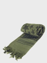 MIL-TEC CHUSTA ARAFATKA SHEMAGH STAR 110 x 110 cm OLIWKOWO/CZARNA