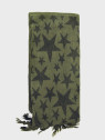 MIL-TEC CHUSTA ARAFATKA SHEMAGH STAR 110 x 110 cm OLIWKOWO/CZARNA