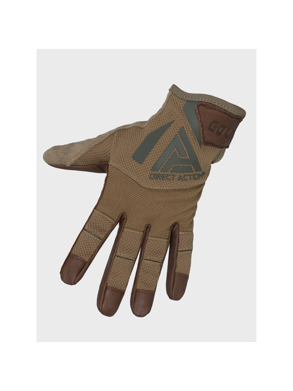 DIRECT ACTION Rękawice Skórzane Wojskowe DA HARD LEATHER Coyote XXL