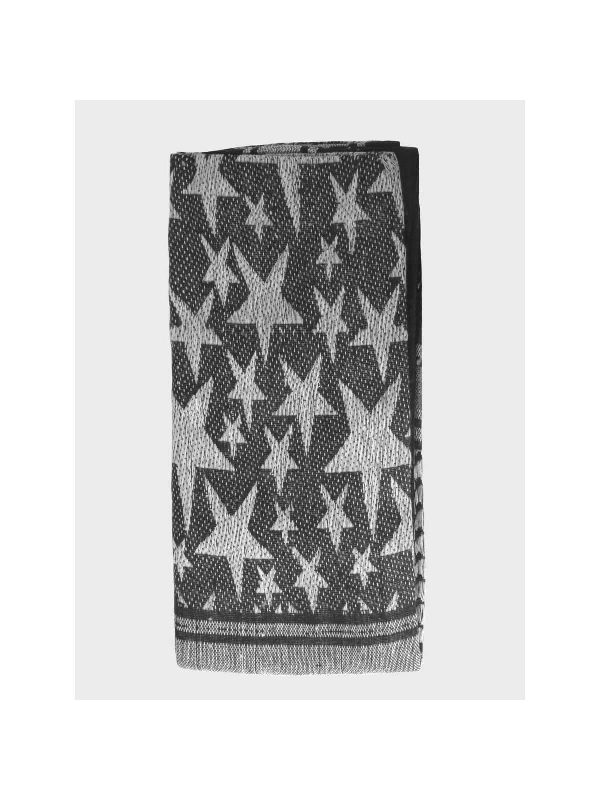 MIL-TEC CHUSTA ARAFATKA SHEMAGH STAR 110 x 110 cm CZARNO/BIAŁA