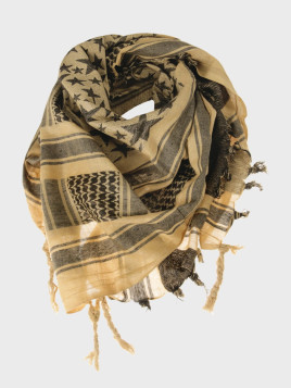 MIL-TEC CHUSTA ARAFATKA SHEMAGH STAR 110 x 110 cm COYOTE/CZARNA