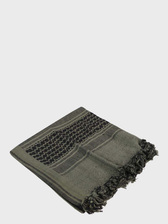 MIL-TEC CHUSTA ARAFATKA SHEMAGH RIFLES 110 x 110 cm OLIWKOWO/CZARNA